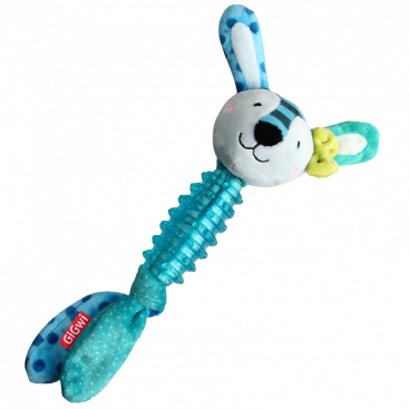 Іграшка для цуценят Заєць  з пищалкою GiGwi - Suppa Puppa Заєць, 15 см