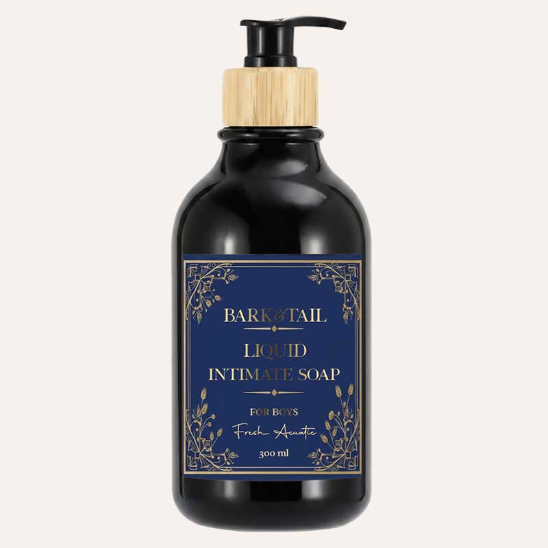 Рідке мило для інтимних зон собак-хлопчиків Bark&Tail - Intimate liquid paw soap for boys, 300 мл