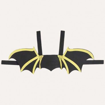 Halloween аксесуар крила кажана - Black&Yellow, L