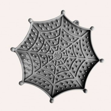 Силиконовый коврик для слизывания лакомства UpSky - Web Gray