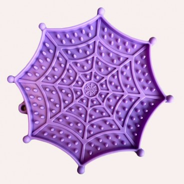 Силіконовий килимок для злизування ласощів UpSky - Web Purple