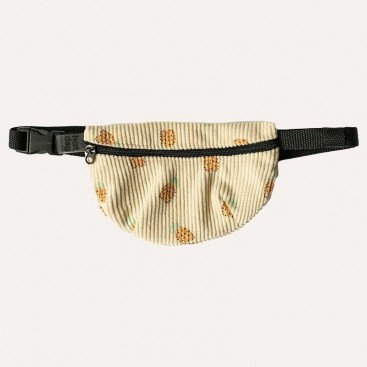 Сумка-бананка для собак з вельвету Hat-Dog - Pineapples, L-XL