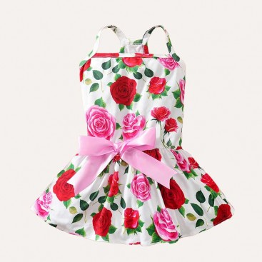 Сукня для домашніх тварин  - Rose print, L