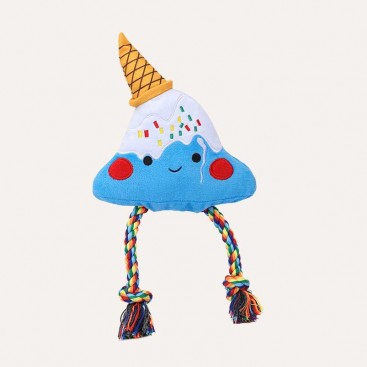 Мʼяка іграшка для собак до дня народження HugSmart - Fuji Ice-cream