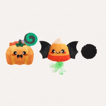 Набор из 3 игрушек для кошек к Хеллоуину HugSmart - Pumpkin & Candy
