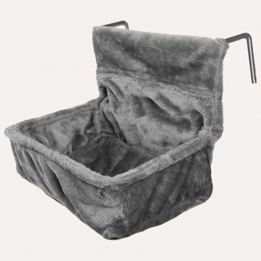 Кровать-гамак для кошек, крепящийся на батарею Navaris - Grey, до 6 кг