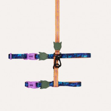 Набір шлея та повідець для котів Zee.Cat - Trekk Harness+Leash Set