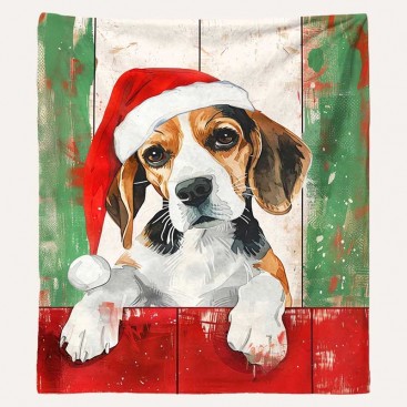 Фланелевий плед для собак Home Creative - Italian Beagle, 130x150 см