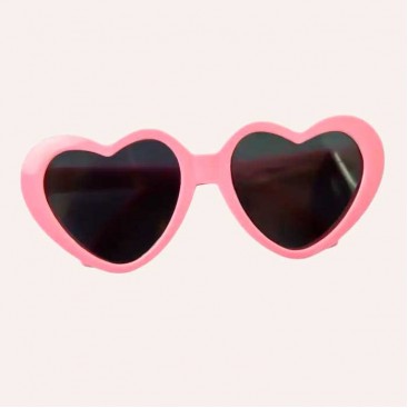 Сонцезахисні окуляри для домашніх тварин у формі серця - Pets Glasses light pink