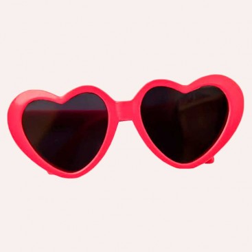 Солнцезащитные очки для домашних животных в форме сердца - Pets Glasses pink