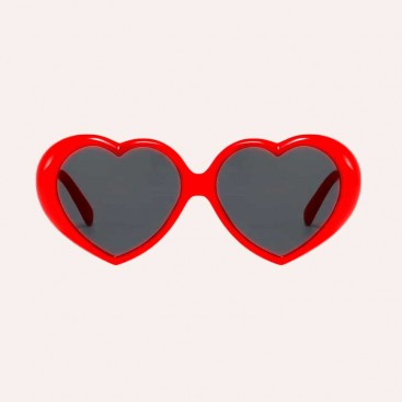 Солнцезащитные очки для домашних животных в форме сердца - Pets Glasses red