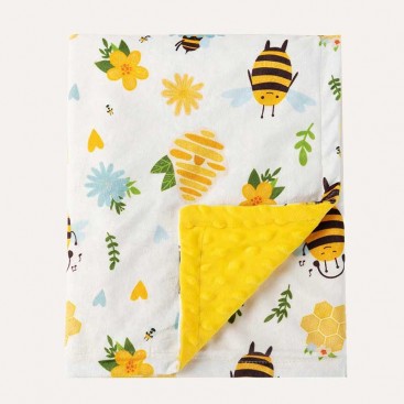 Двухсторонний плед для животных Home Creative - Bees, 75х100 см