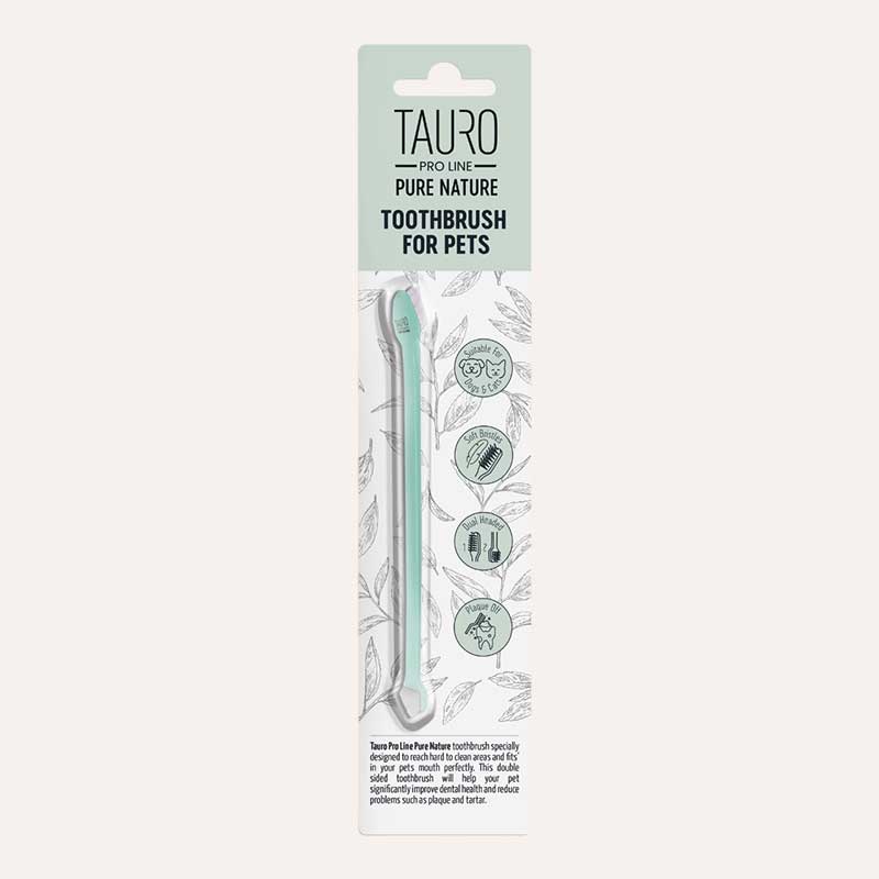 Зубна щітка для догляду за зубами собак та кішок - Tauro Pro  Pure Nature