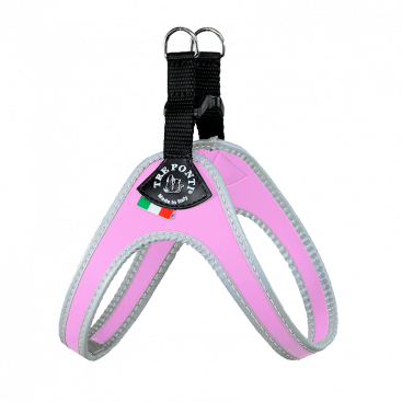 Шлея зі світловідбиваючим кантом Tre Ponti - Easy Fit Classic, pink розмір 1,5