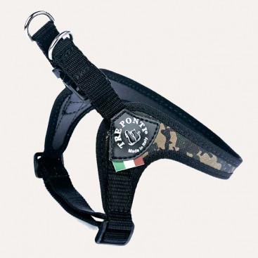 Шлея для собак Tre Ponti -  Easy Fit Camouflage Onix Europe, размер 1