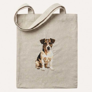 Сумка-шопер з вишивкою Montmorency - Jack Russell Terrier