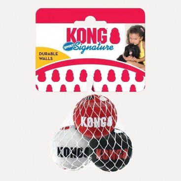 Игрушка для собак мячи KONG - Signature Sport Balls 3 шт, S
