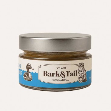 Натуральне пюре для котів з качкою Bark&Tail - Duck Puree, 85 г