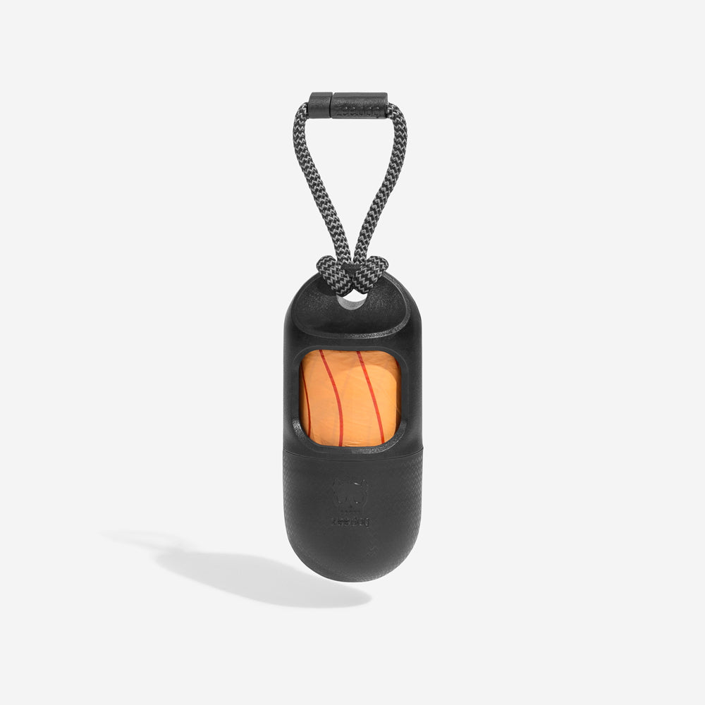 Диспенсер з рулоном пакетиків Zee.Dog - Black Poop Bag Dispenser